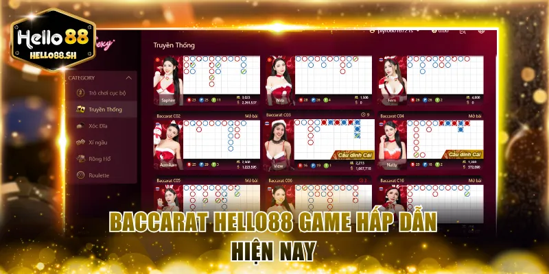 Baccarat HELL88 siêu phẩm được ưa chuộng hiện nay 