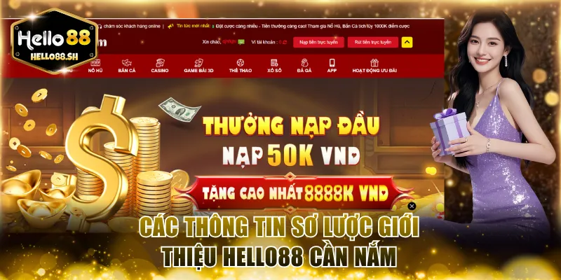 Các thông tin sơ lược giới thiệu HELLO88 cần nắm