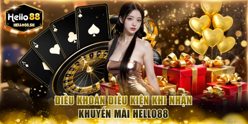 Điều khoản điều kiện khi nhận khuyến mãi HELLO88
